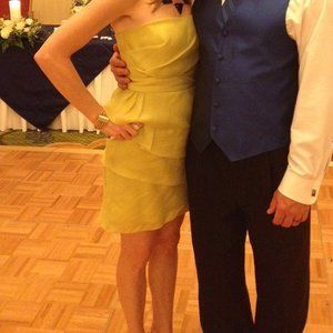 Stunning yellow cocktail dress